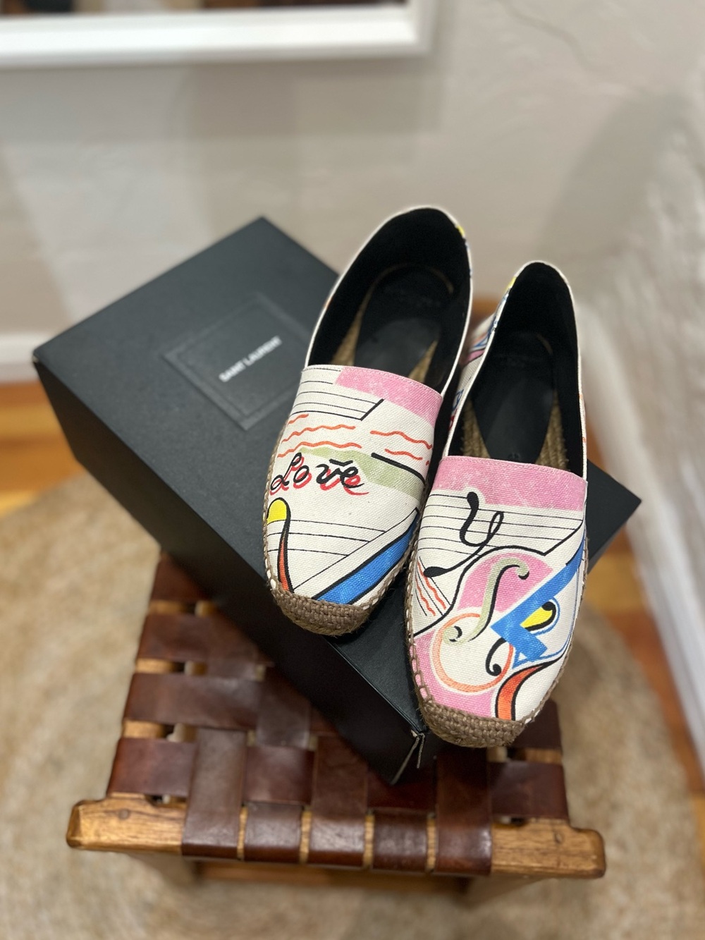 Saint Laurent Paris Love 1980 Espadrilles